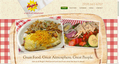 Desktop Screenshot of angiesrestaurant.com