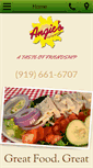 Mobile Screenshot of angiesrestaurant.com